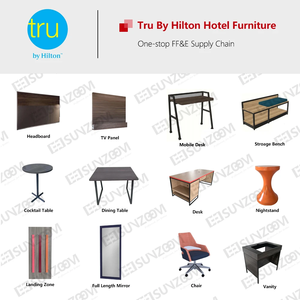 Hilton Tru Hotel Furniture Hotel Room Furniture Set