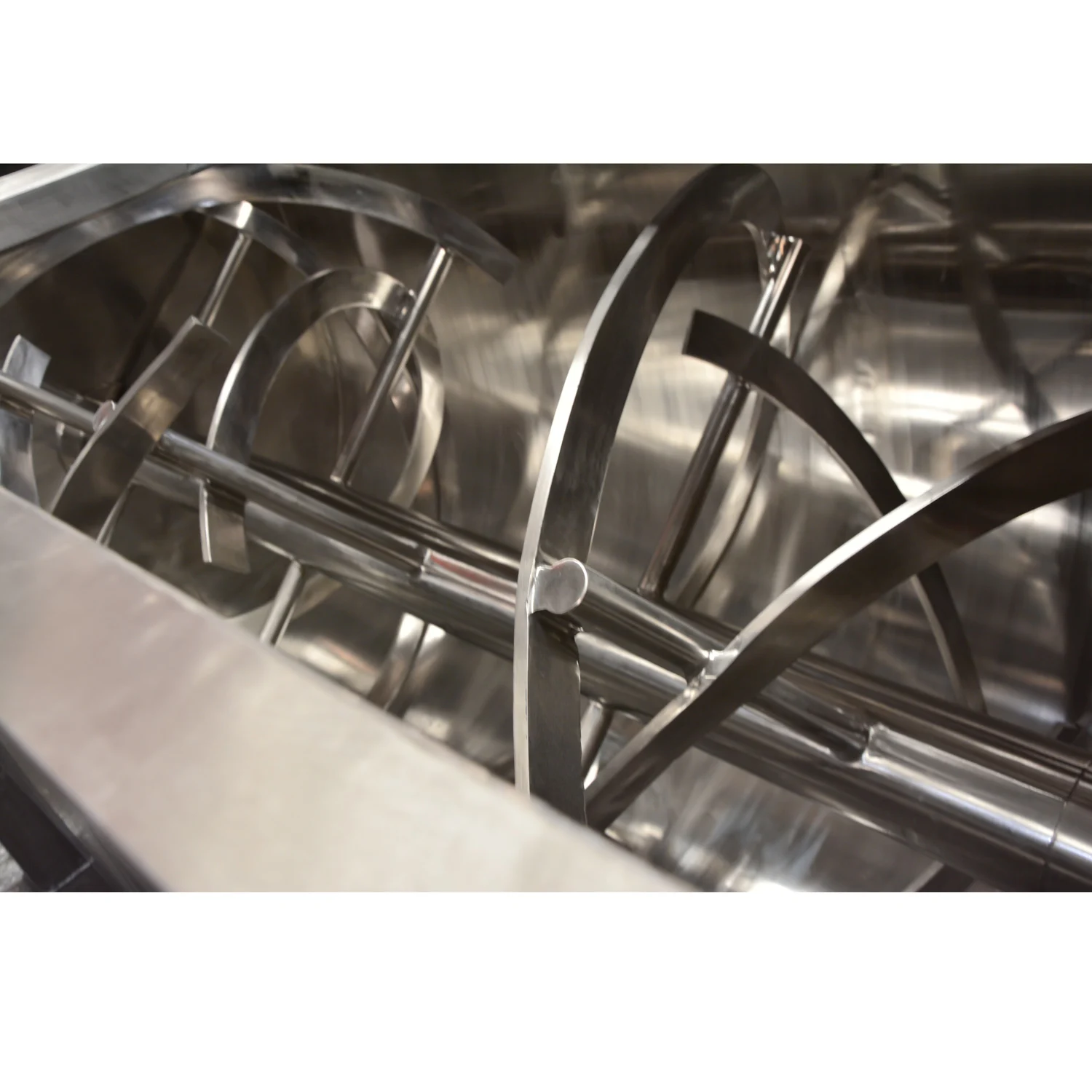 Chemical Food Powder Mixing Blending Equipment Horizontal Ribbon Mixer Big Mixing Machine