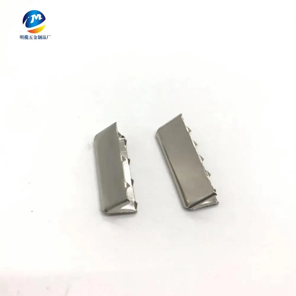 30-33mmFactory High quality eco friendly  Metal clip  for bag accessories belt end tail clip   Tooth clip