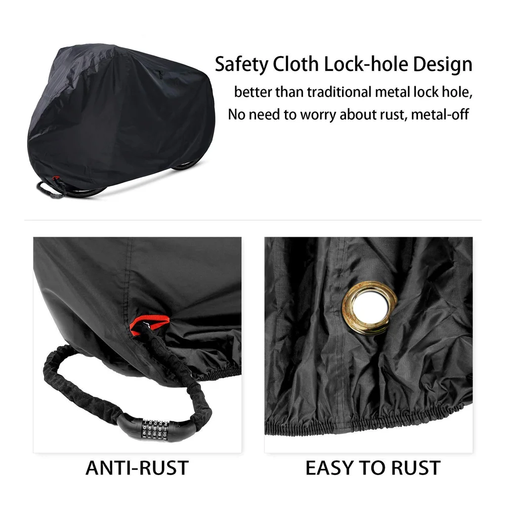 klybc hot sale factory price polyester fabric cheap waterproof print customized Bicycle cover bike cover