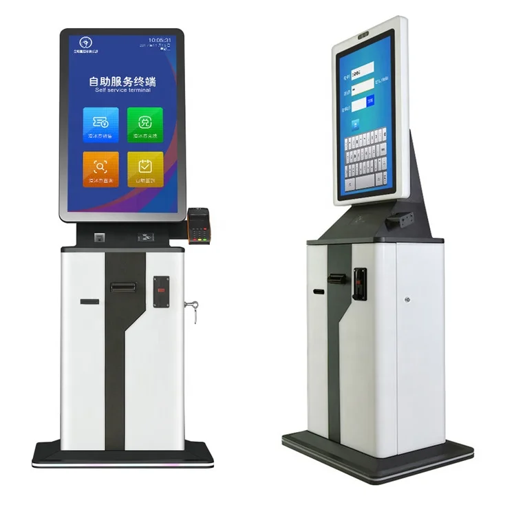 Crtly self service ordering payment hotel check in kiosk machine bill payment kiosk Card Reader cash Payment Kiosk Terminal