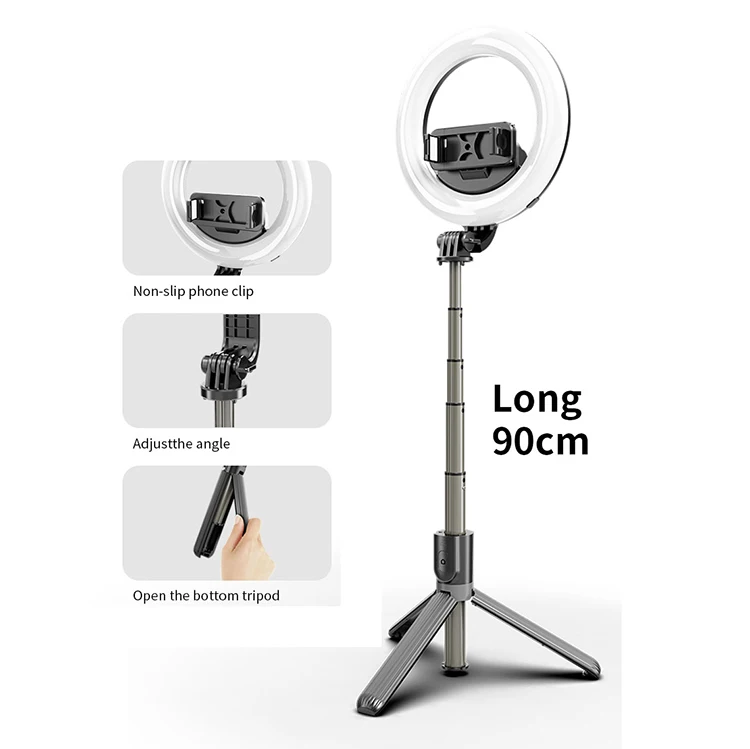 Tiktok 5 дюймовый Диммируемый держатель сотового телефона кольцевой осветитель на светодиодах (led) для селфи с 35