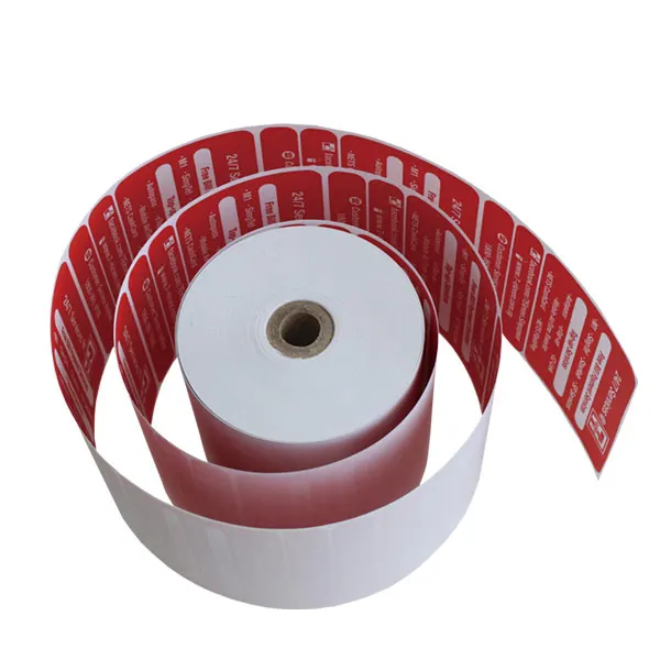 50x30 Wholesale Custom industrial roll thermal label sticker adhesive labels roll