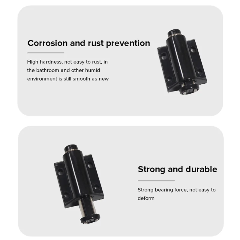 Metal Cabinet Door Catches Heavy Duty Door Latch Touch Latches Kitchen Door Push Release Latch Press Out Cabinet Hardware