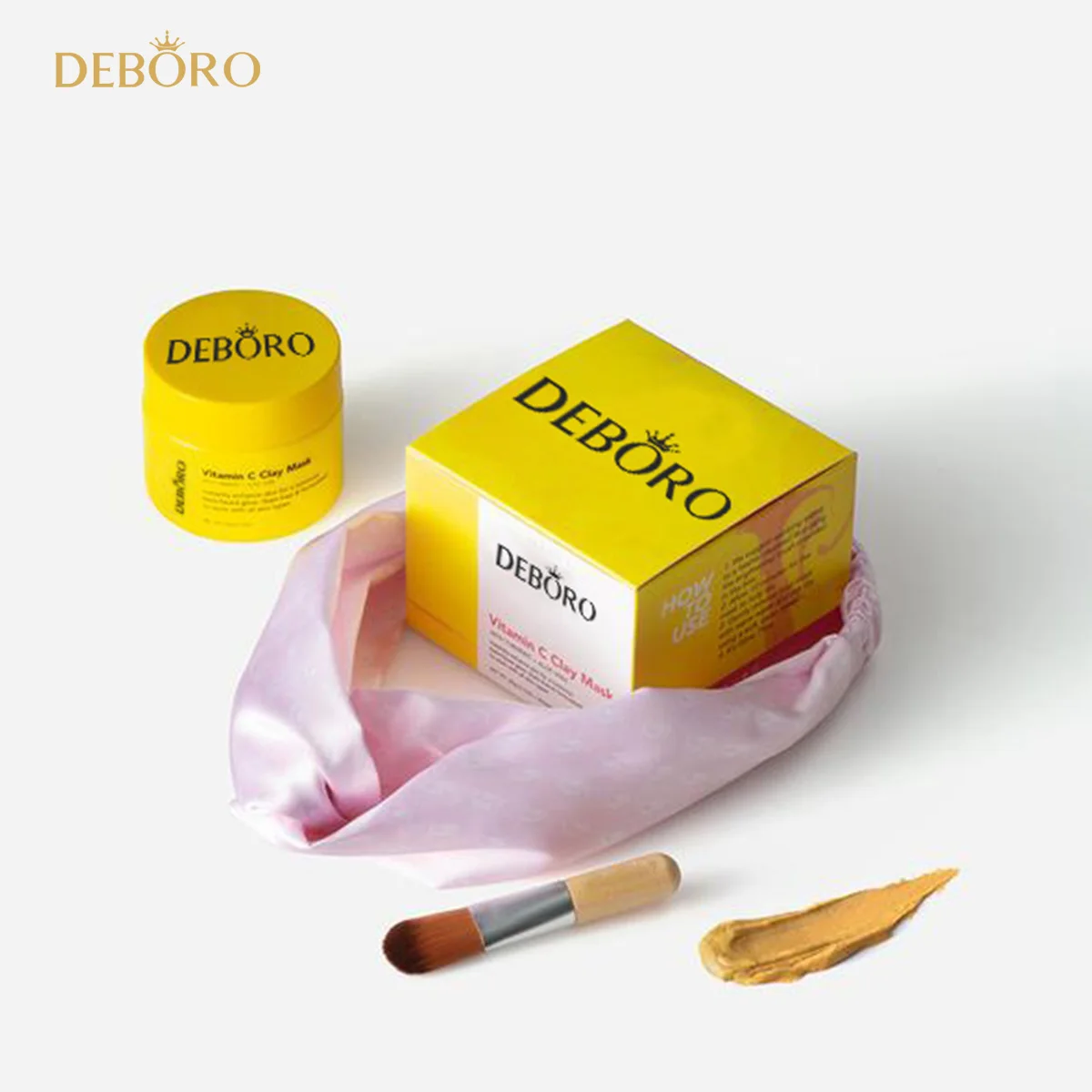 Vitamin-C Clay Cream a vitamin c facial  mask powder for face