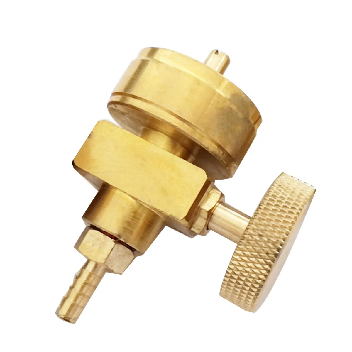 Латунный игольчатый регулирующий клапан Earth Star для газовой горелки сжиженного углеводородного газа, контроллер ВКЛ/ВЫКЛ