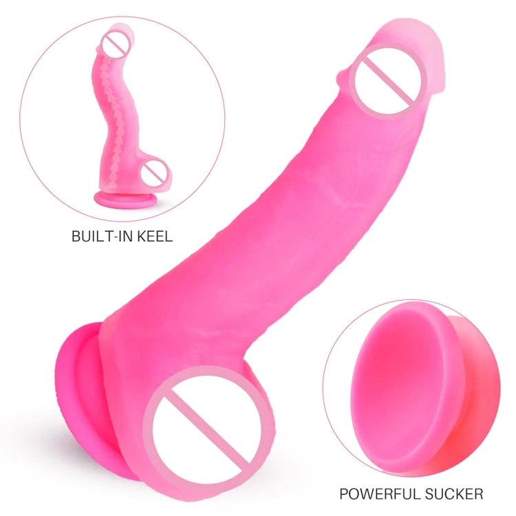 2021 Silicone Realistic Soft Dildo With The Keel Big Large For Women Cyber Skin Suction Cup Penis