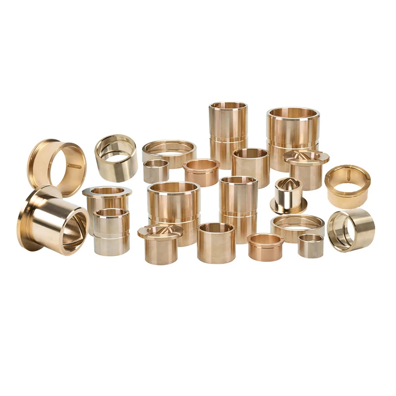 Пользовательская бронзовая втулка CNC латунные фланцевые втулки подшипники