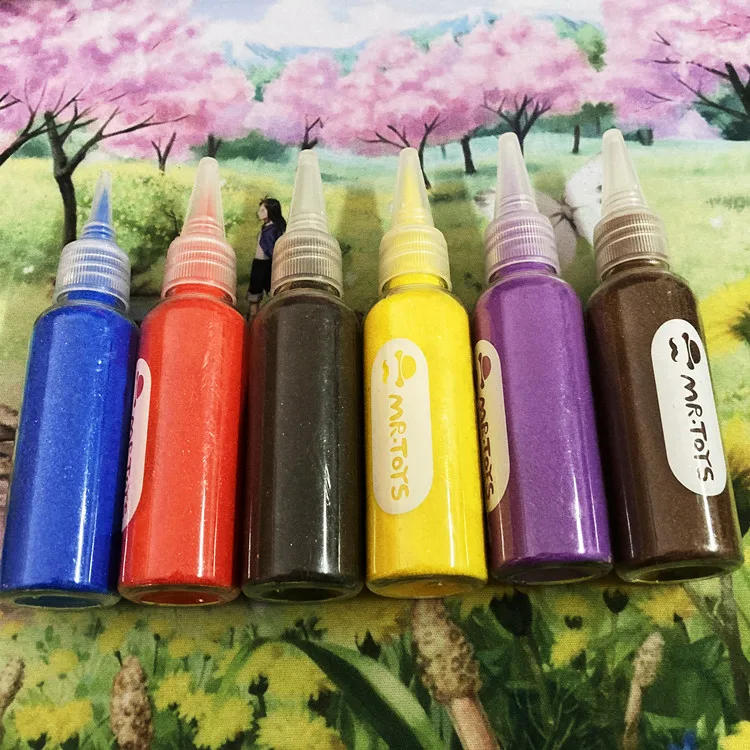  Много цветов diy волшебный песок игрушка волшебная игра Волшебная