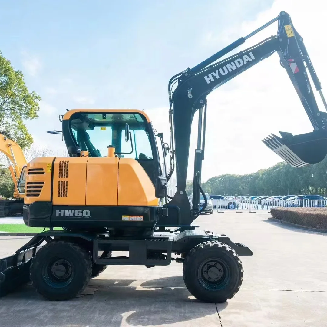 Low Price Hyundai R60vs HW60 Used Excavator 5ton 6ton Mini Excavator Hyundai Digger in China