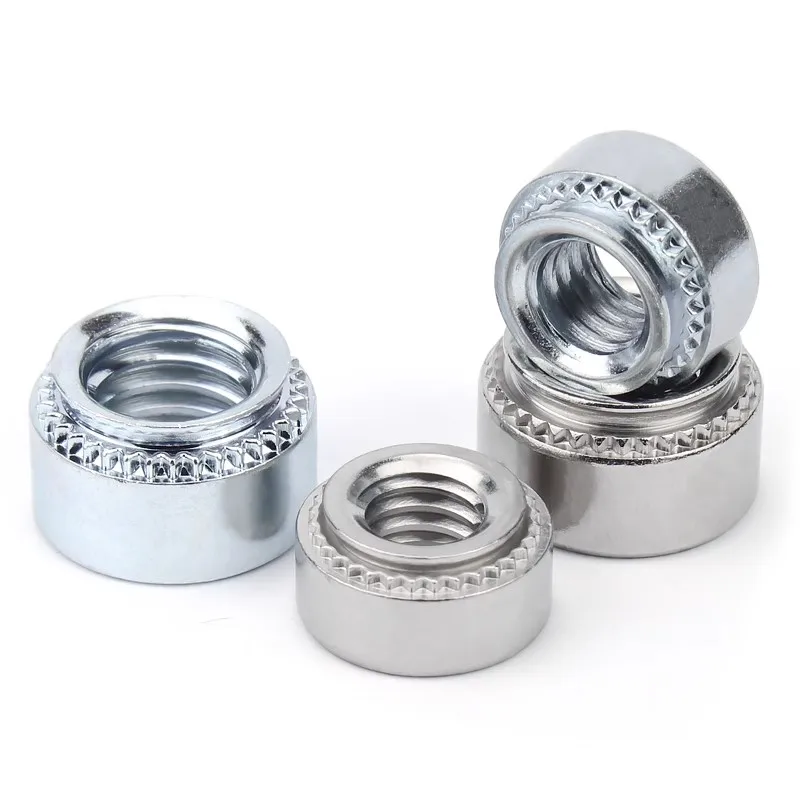 18-8 Stainless Steel INOX SS SUS 304 316 316L A2 A4 70 80 Metric Imperial Hexagon Flush Blind Self Clinching Nut Polished M3
