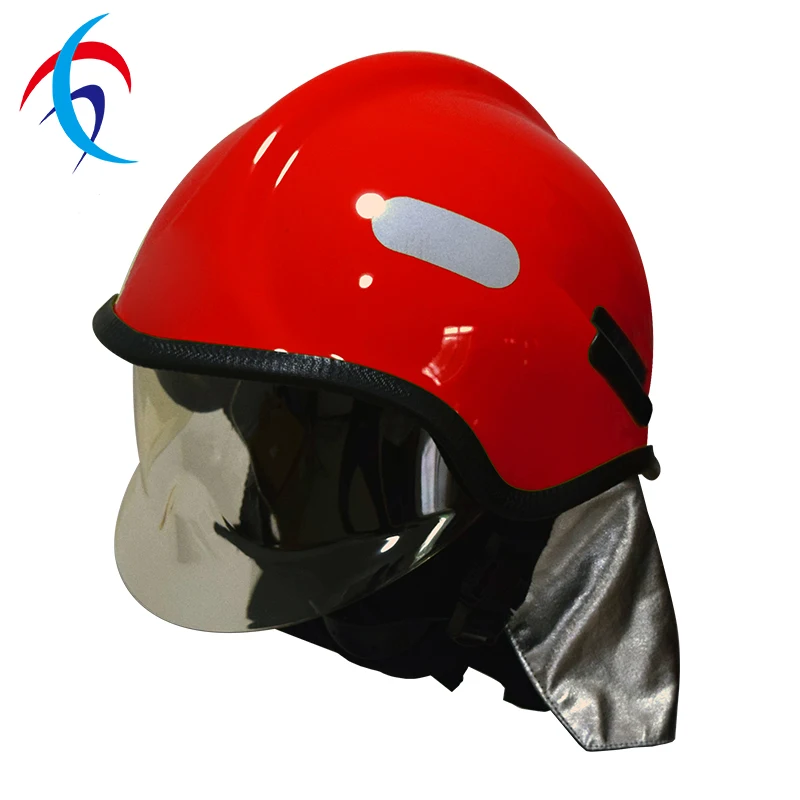 European Style Fire Fighter Helmets Factory Direct Wholesale Anti-fog Fire Proof Helmet for Fire Fighting
