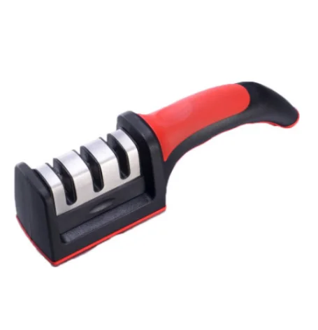 xnmaysun Hot Sale Rubber Handle Knife Sharpener Different Material Sharpener for Various Kitchen Knives