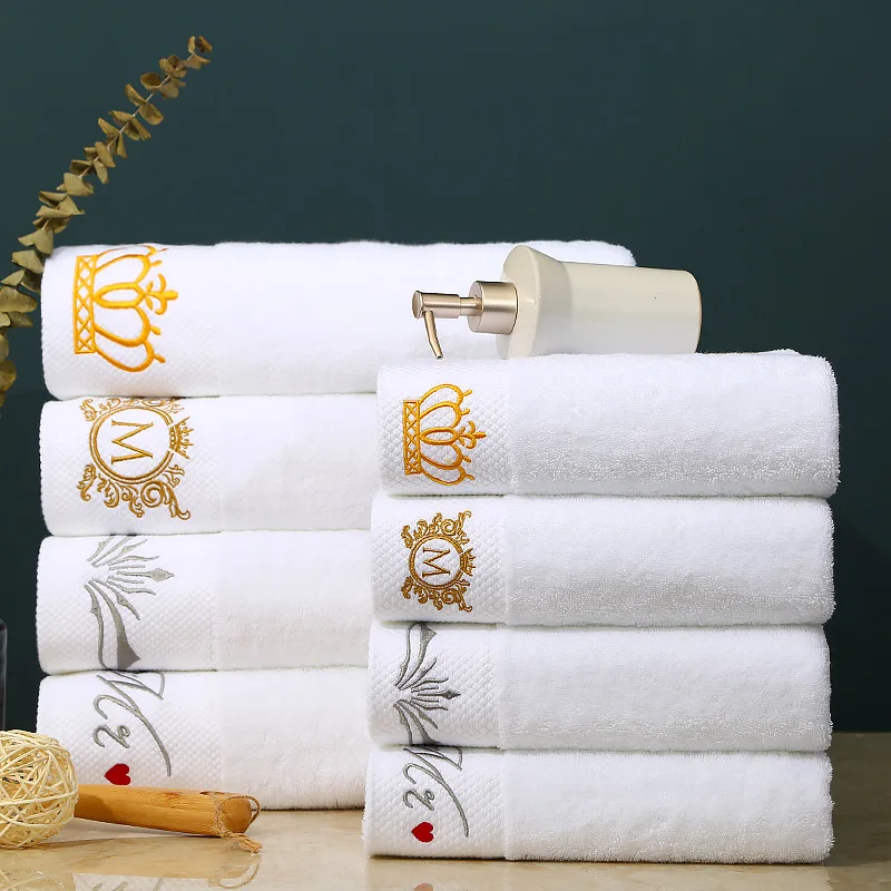 Cheap price custom logo face bath towel set hotel towels white 100 cotton bath towel sets