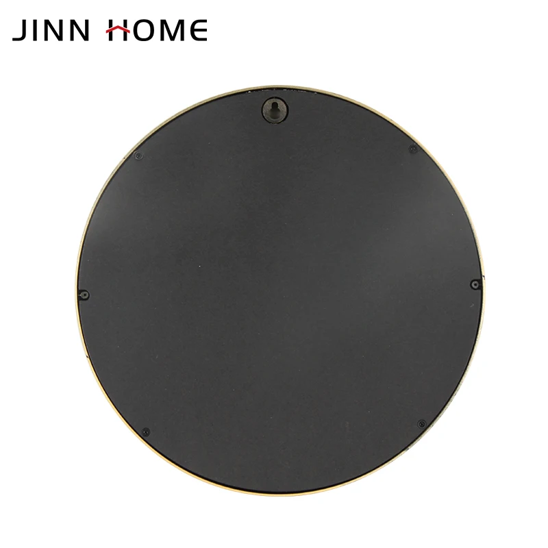 Jinn Home 30 см золото круглое настенное зеркало на заказ экологически чистые современные зеркала Декор Пластиковые овальные стеклянные юбилейные 600 шт.