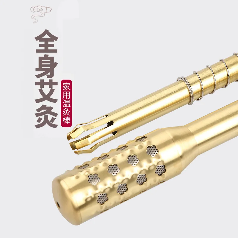 4mm /7mm/18mm New style Multi-purpose Bronze Moxa Tiger Warmer for Body Moxibustion