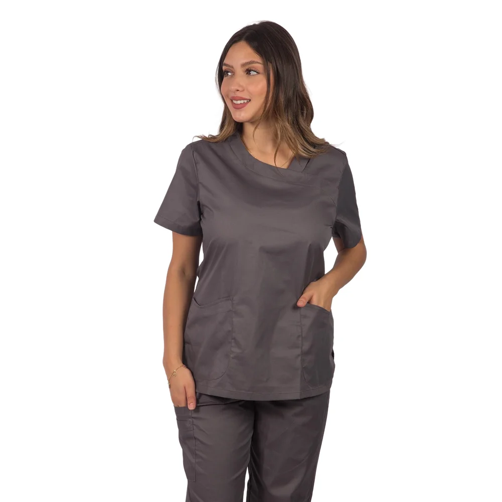 New Style Unisex Hospital Scrubs Comfortable and Reusable Nurse Uniform Designed for Optimal Softness OEM Model Available