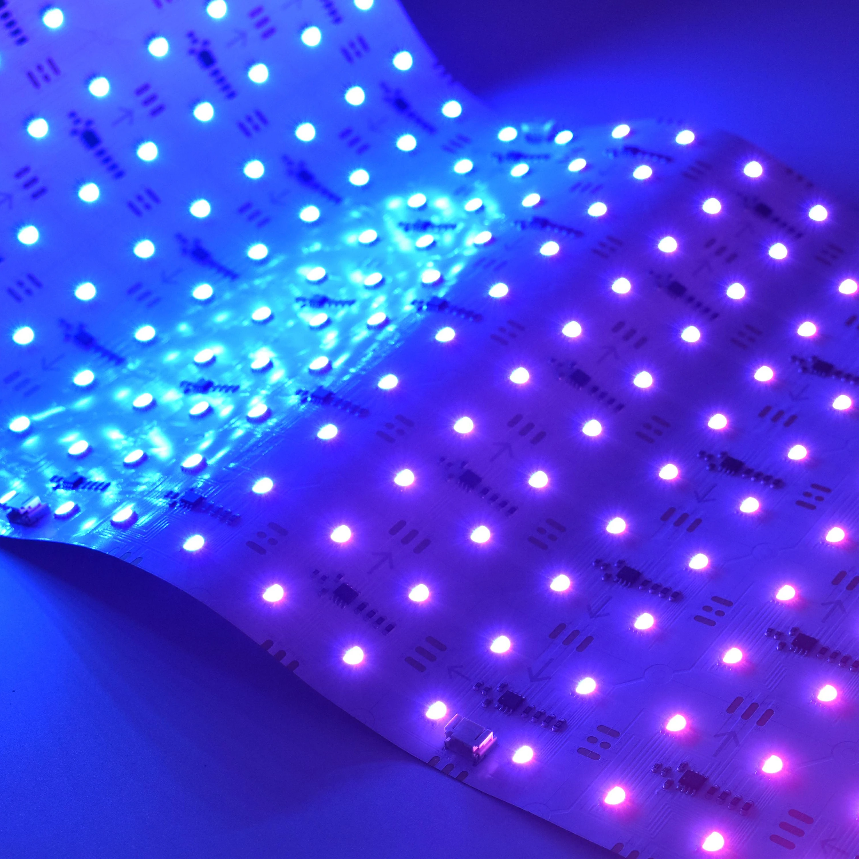 High Brightness Led Manufacturer Colorful Smart Lighting 5050 RGBCCT 200leds Advertising Flexible Led Panel Sheet