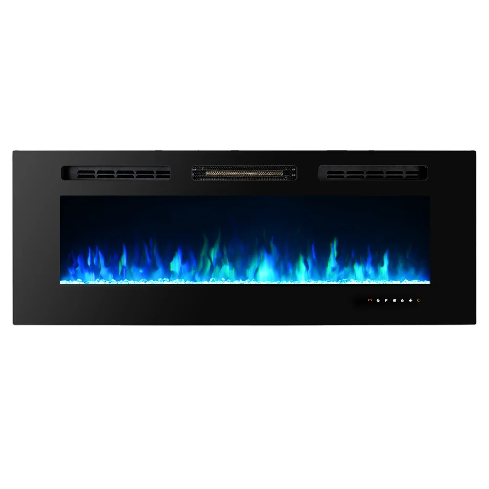 Большой Настенный Электрический камин с 3d светодиодной подсветкой 110 В 220