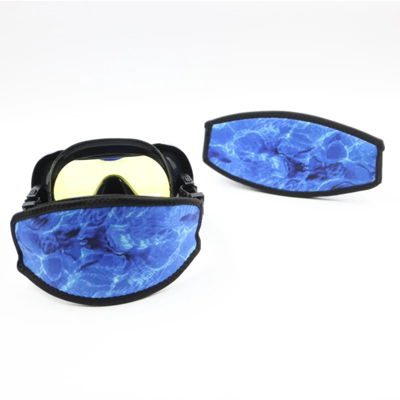 Hot Selling durable Neoprene OEM custom logo Soft Super Popular Diving Mask Slap Straps Cover Wrapper for Snorkel Mask