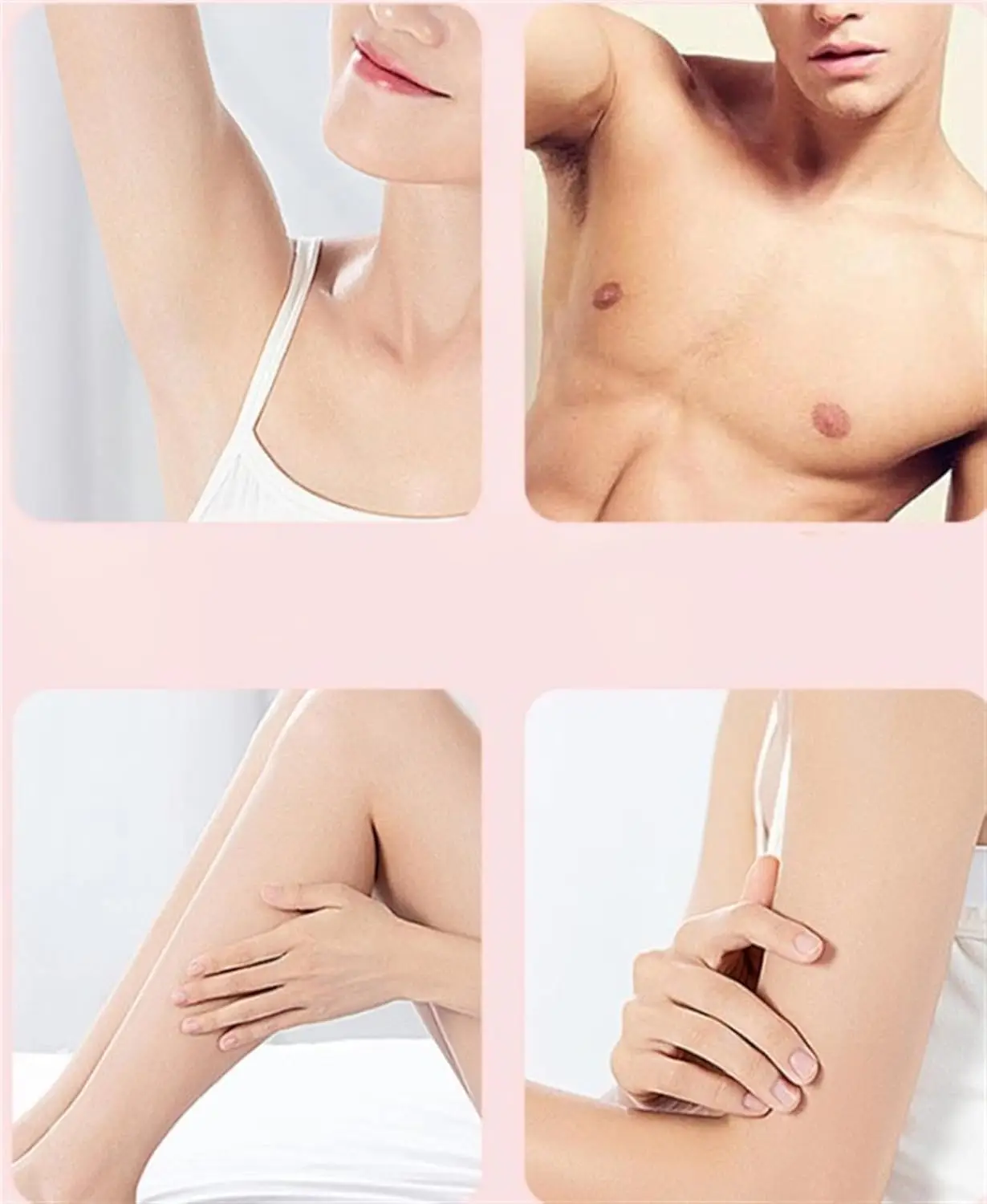 Exquisite Painless Lady Body Epilator Quick Hair Removal 2 In 1 Electric Razors for Women