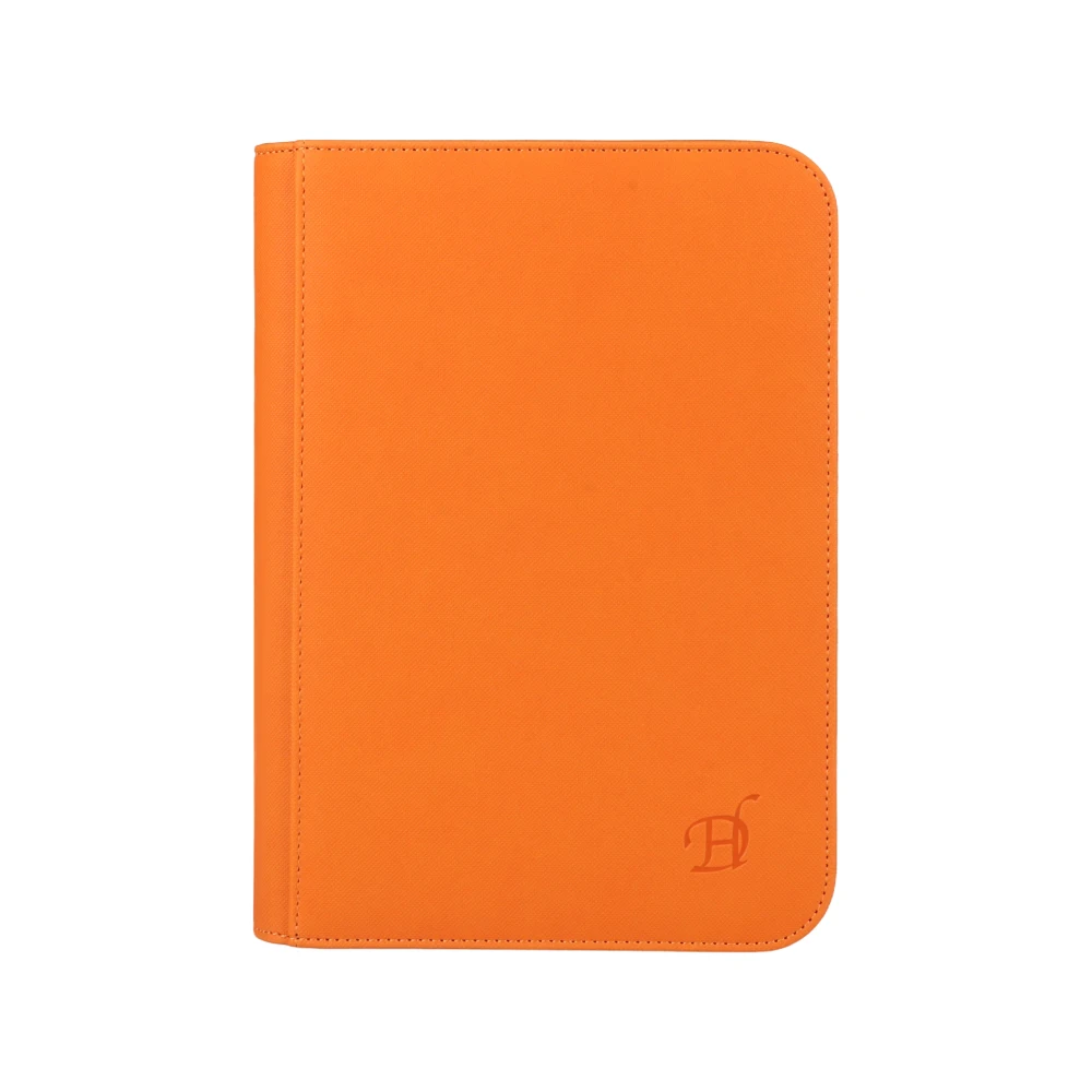 Custom PU Leather 4 Pocket Card Binder Protection Album For Standard Cards MTG Yugioh Game Zippered Trading Game Card Binder