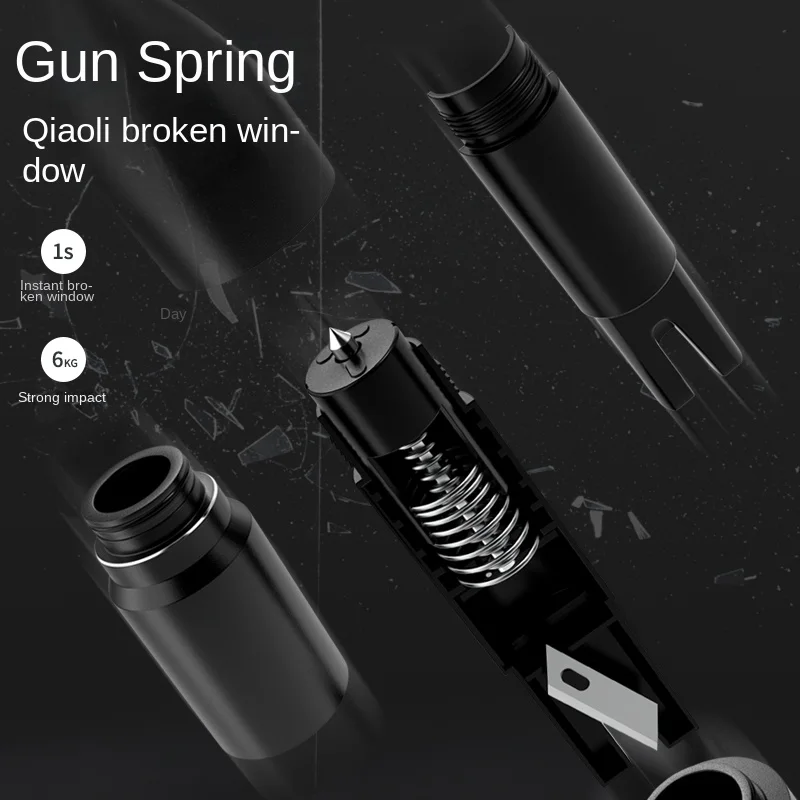 Safety Hammer with Car Window Breaker and Seat Belt Cutter Bullets Safety Hammer Saving-Life Car Emergency Escape Tool