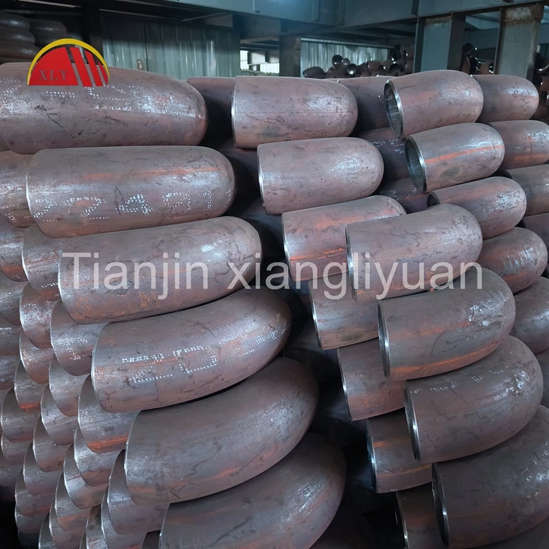 Hot Sale 168mm X 7mm Tube Fitting ASTM A234 90 Or 180 Degree Mild Black Carbon Steel Pipe Elbow Forging Flange Chemical