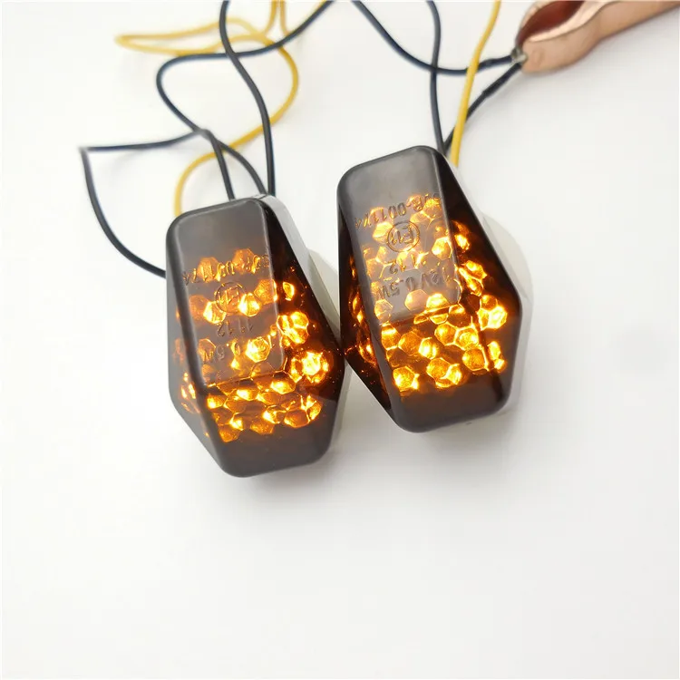universal motorcycle led indicators SUPER BLACK  turn signal led turn lights for Japan motorbike turning system