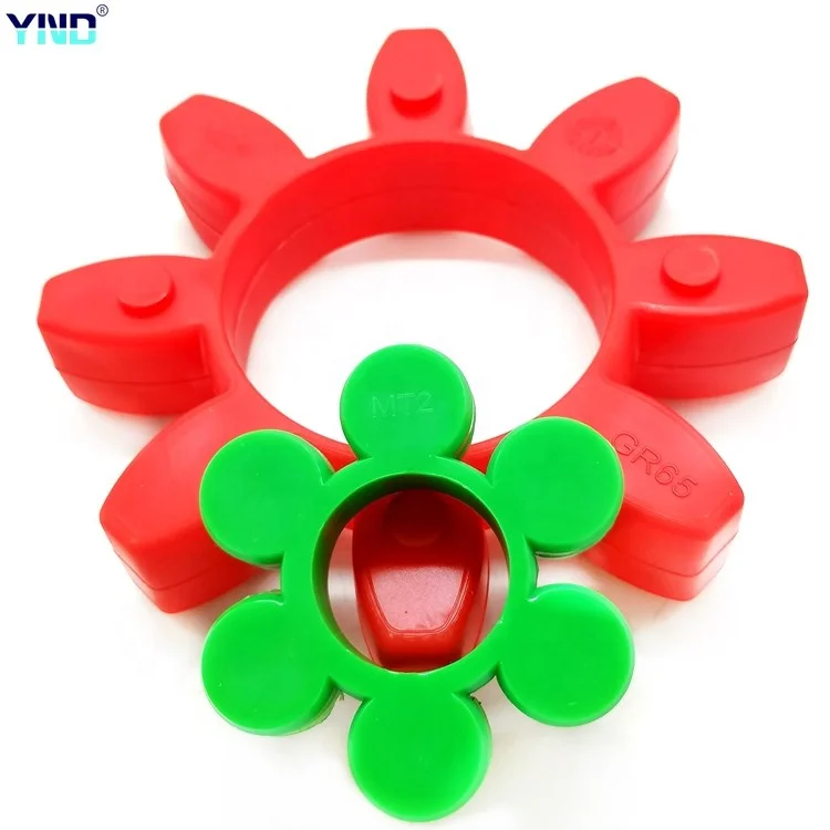 Flexible Abrasion-Resistant PU Shaft Jaw Coupling Spider Elements GR65
