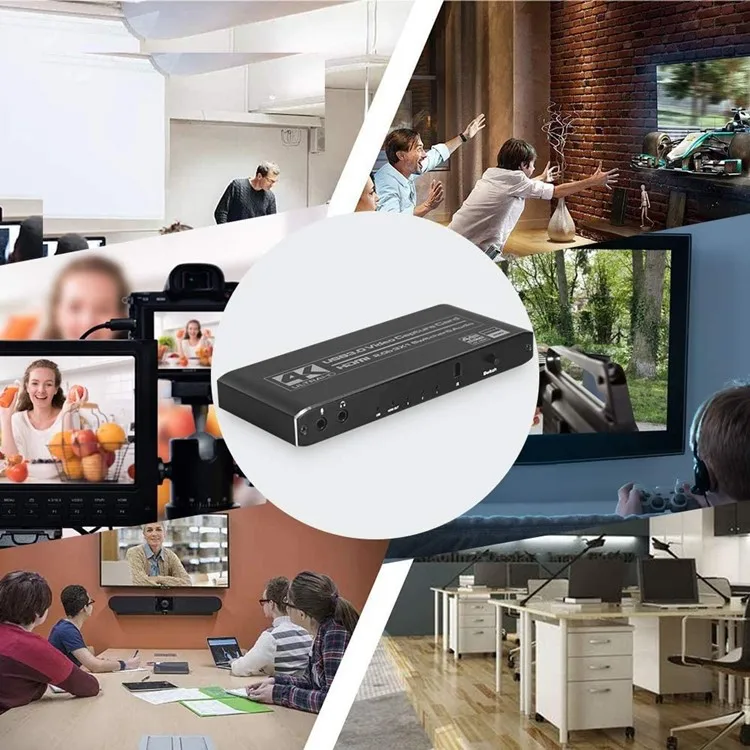 3x1 HDMI переключатель 1080P 4K Аудио Видео карта захвата USB 3 0 запись пластина игры потокового видео трансляции Mic в Телевизор с