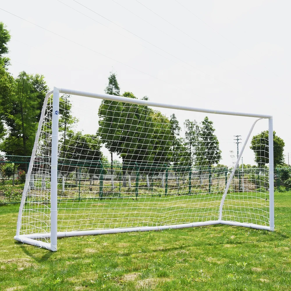 Full Size Wholesale Professional Customized Frame Net Portable Upvc Plastic Kids  Soccer Football Futsal  Goal Post For Sale