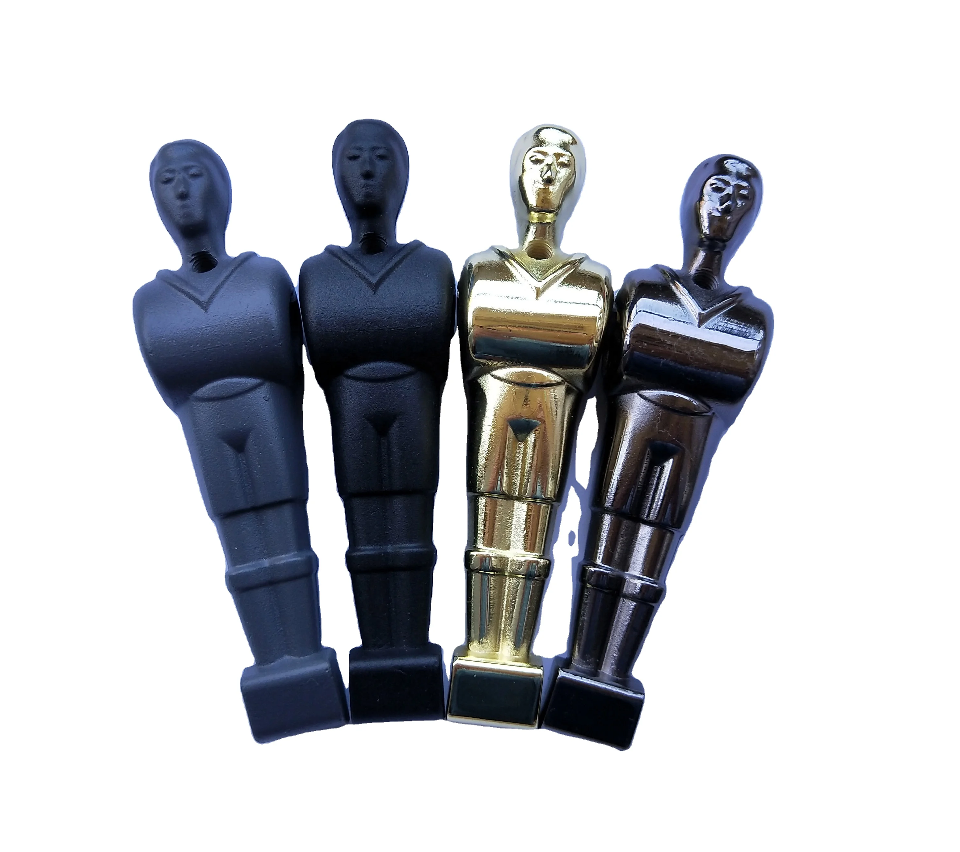 High Quality Gold Color Metal Babyfoot Table Player/Foosball Table Player/Soccer Table Player
