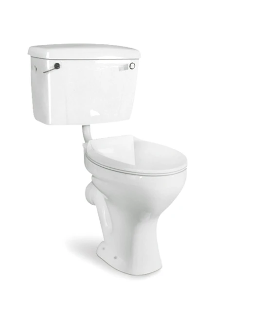 South African Ceramic Two Piece P Trap Chaozhou Sanitary Ware Factory WC Toilet