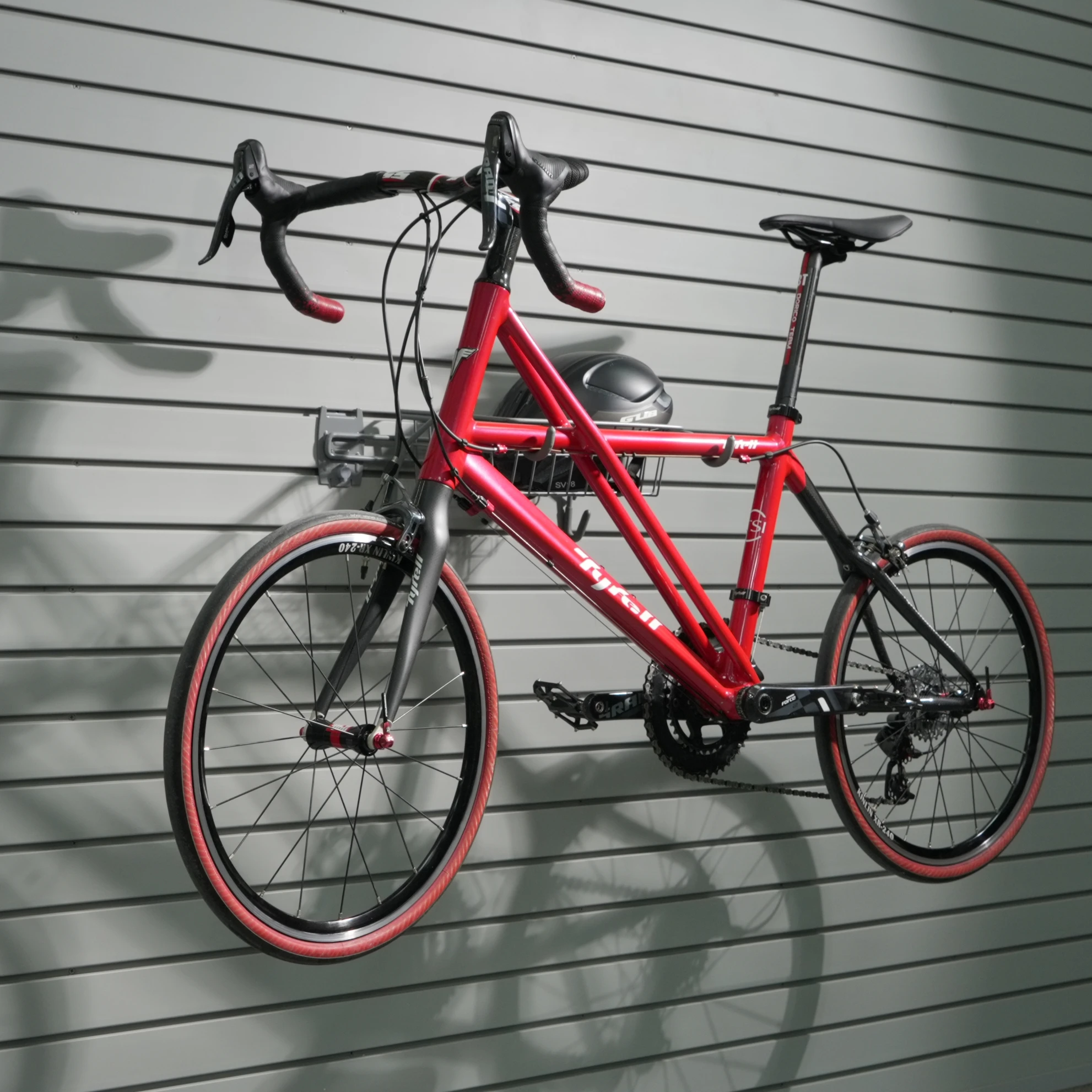 Multiple Bike Rack modular garage storage bicycle Slatwall Hooks and Accessories Hangers