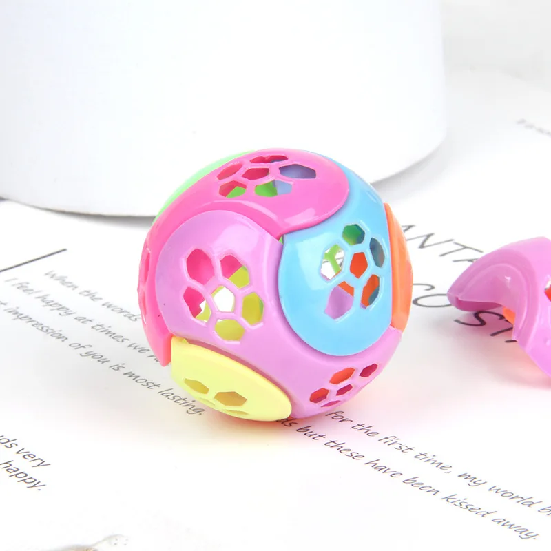 Wholesale Children DIY Plastic Colorful Funny cute 6 PCS Small Assembled Ball Toys for Kids