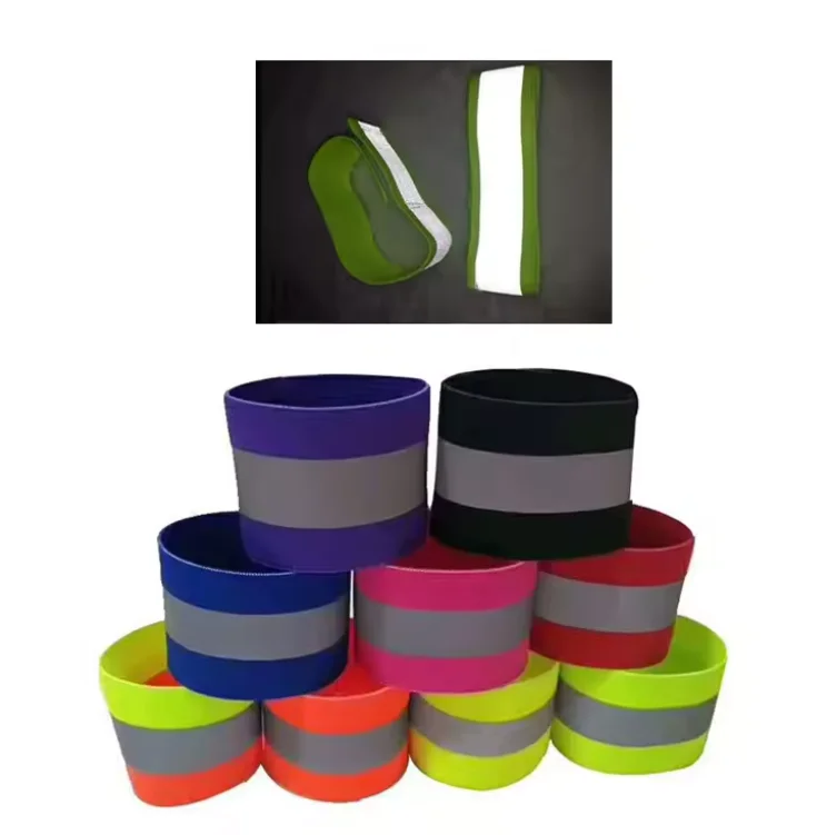 LongTai  reflective arm wrist ankle leg wrap armband wristband reflector belt band for safety running