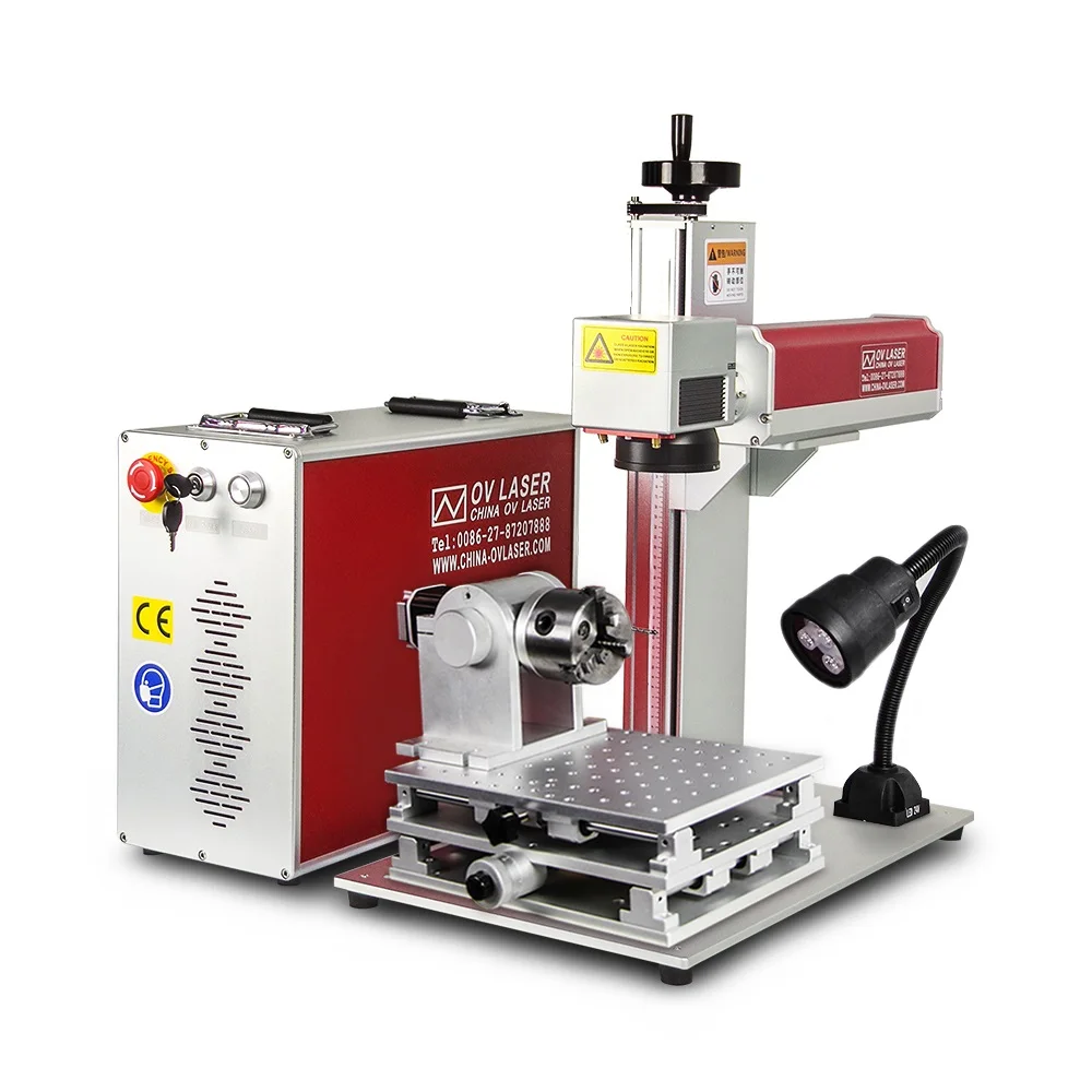 Auto focus 50W 60W JPT MOPA M7 laser with a 80cm z-axis fiber laser 50W 60W 100W