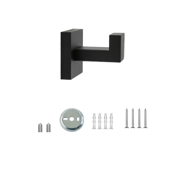 OEM/ODM Bathroom Single Hook robe polish Stainless steel Stainless Steel Bath Towel Holder Robe Hanger Wall Mount robe hook