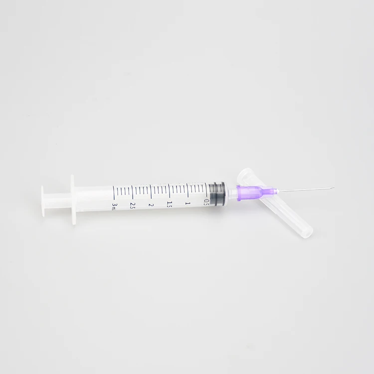 
Medical disposable 3ml 5ml injection plastic syringe with needle 