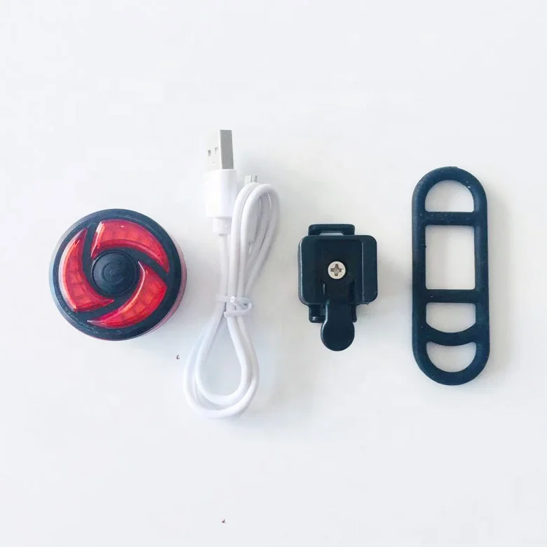 USB Rechargeable Bike Bicycle Cycling 4 Modes LED Front Rear Tail Light Lamp Outdoor Sports Bike Light Bicycle Taillight