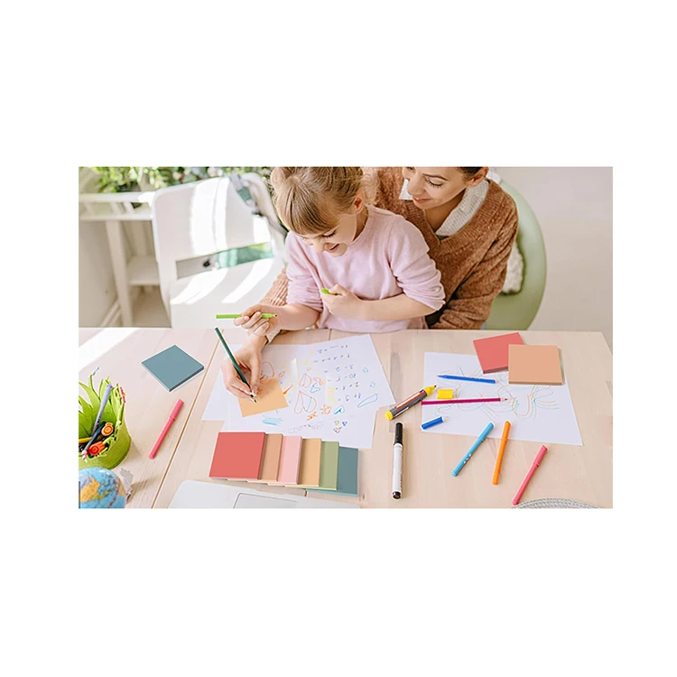 Tom art manufacturer Custom brand clear multi-colors paper bible Sticky Notes Memo Pads self-adhesive Sticky Notes for office