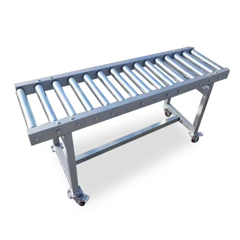 Pallet Gravity Roller Conveyor Transmission Heavy Duty Steel Roller Chain Stainless Steel Conveyor Industrial