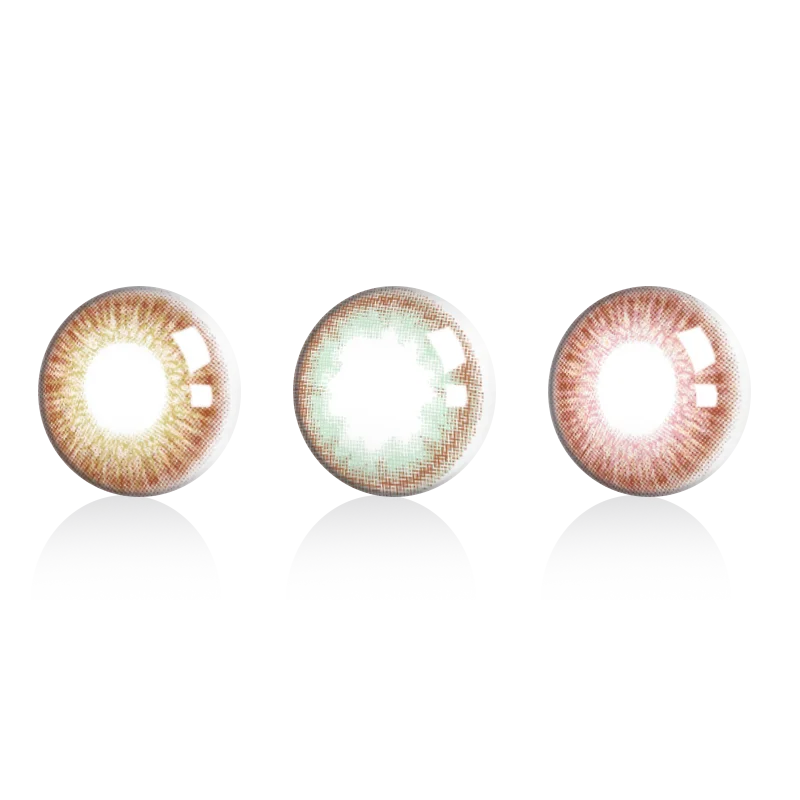 
ANTO European Women Beauty Eye Colored Contact Lenses Fashion Brown Wholesale Color Daily Contact Lens 