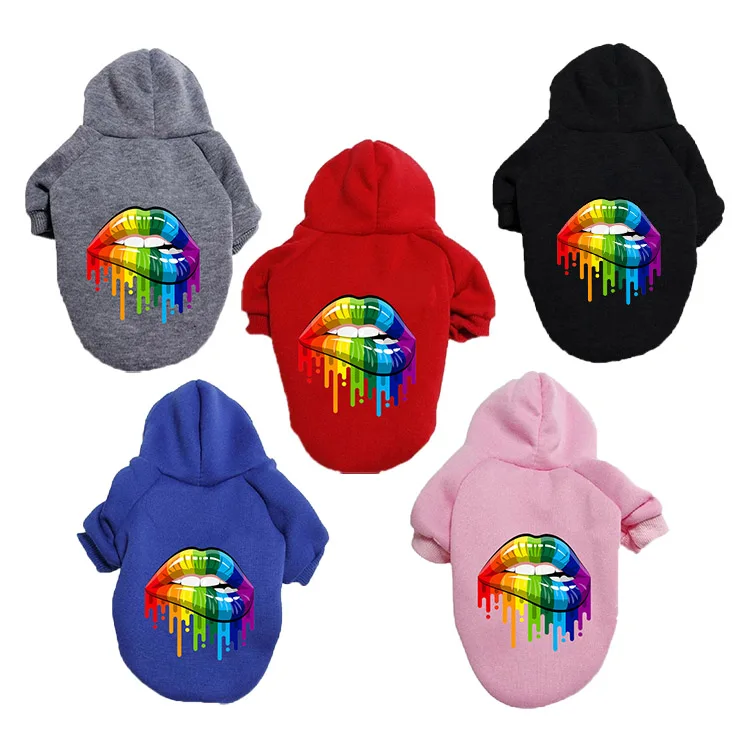 Fashion Dog Hoodie Winter Clothes For Dogs Coat Jacket Cotton Bulldog Clothing For Dogs Pets Clothing