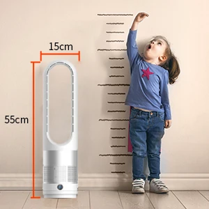 22 Inch 8 Fan Speeds 80 Degree Adjustable Multifunctional Custom Logo Bladeless Fan without Blade Table Digital Plastic 40 220