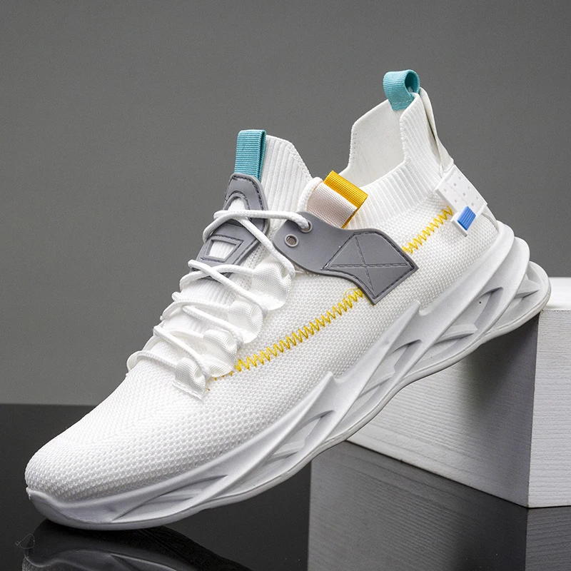 customized 2021 trendy men sport shoes latest shoes design mens casual shoes