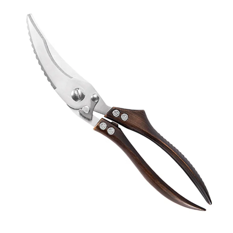 New Stainless Steel Detachable Heavy Duty Chicken Bone Scissors Alloy Handle Kitchen Scissors