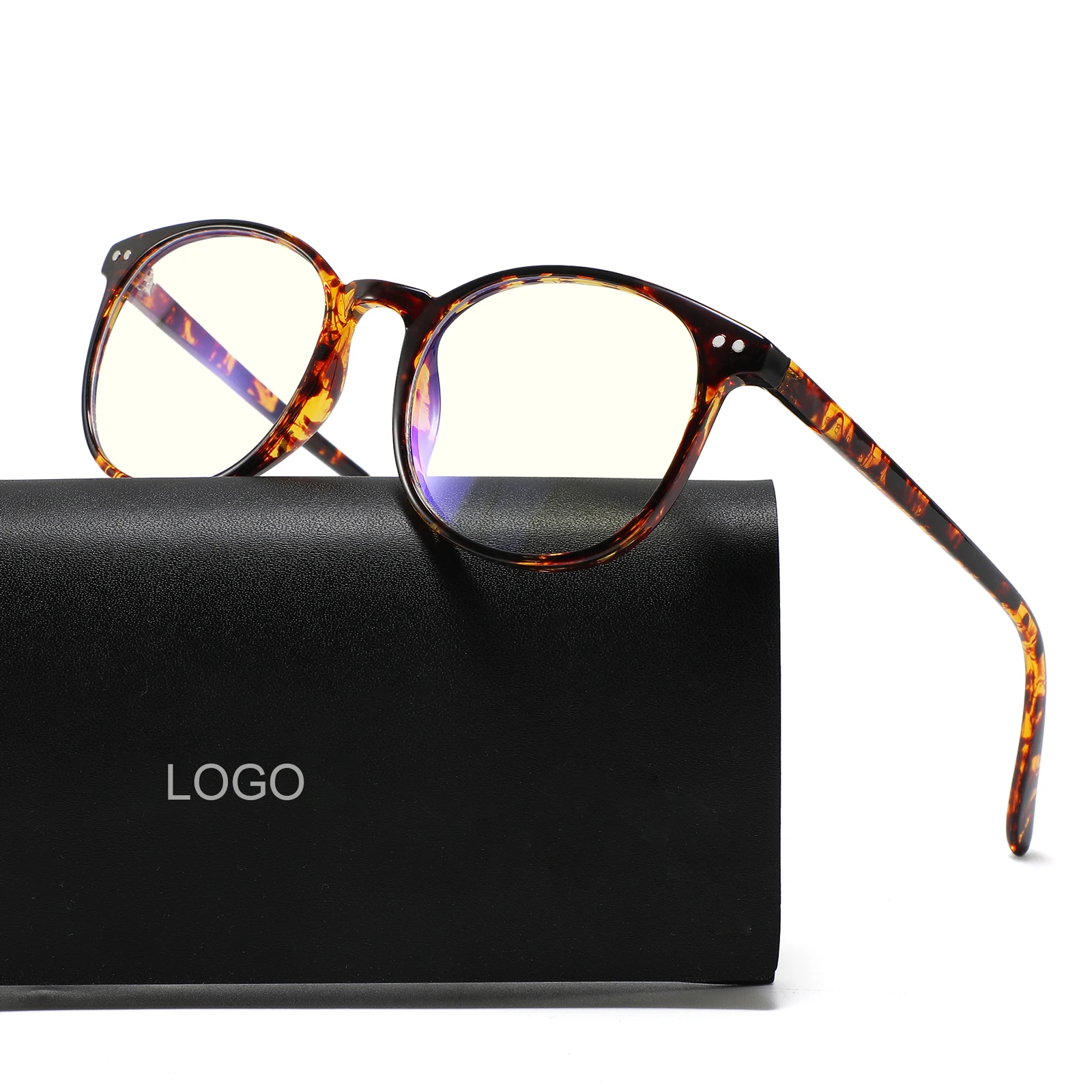 2022 Wholesale  Round  Large size TR90 Anti-Fog Blue Light Blocking Glasses for Eye Protection