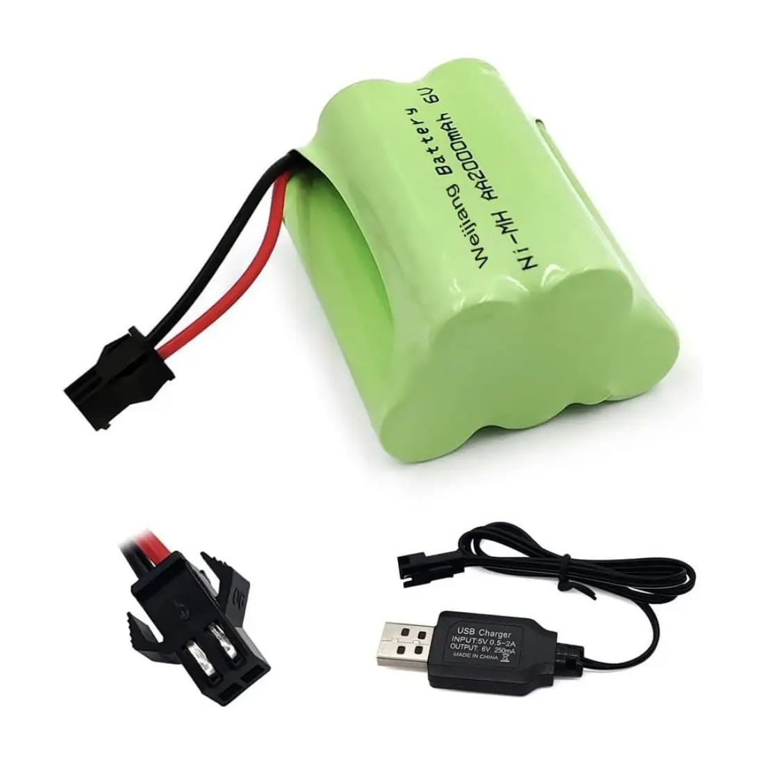 Factory Wholesaler AA 2600mah 7.2v ni-mh aa rechargeable battery pack for power tool/lighting